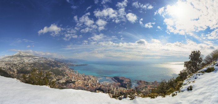 Monte Angel vista sul Principato di Monaco